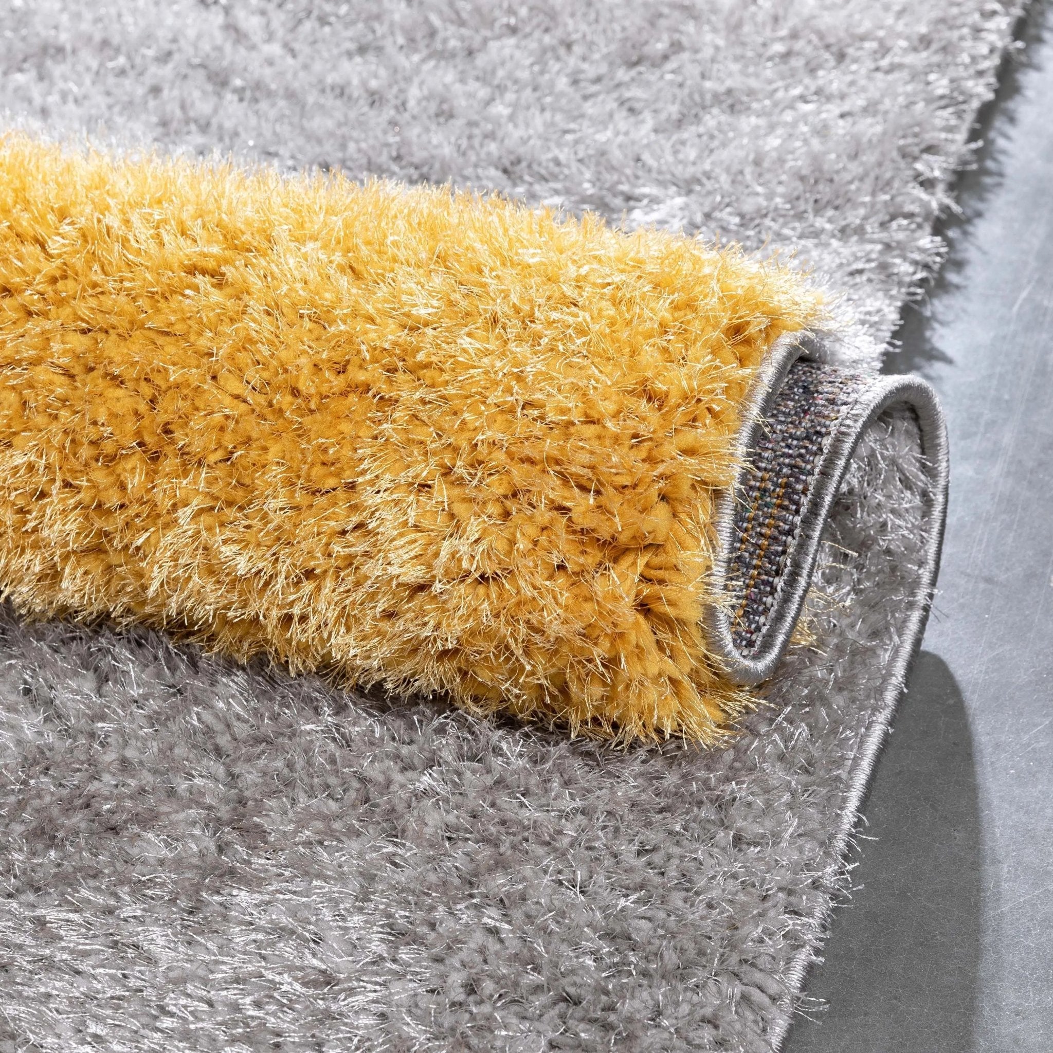 Escondido Yellow Modern Geometric 3D Textured Shag Rug By Chill Rugs Well Woven