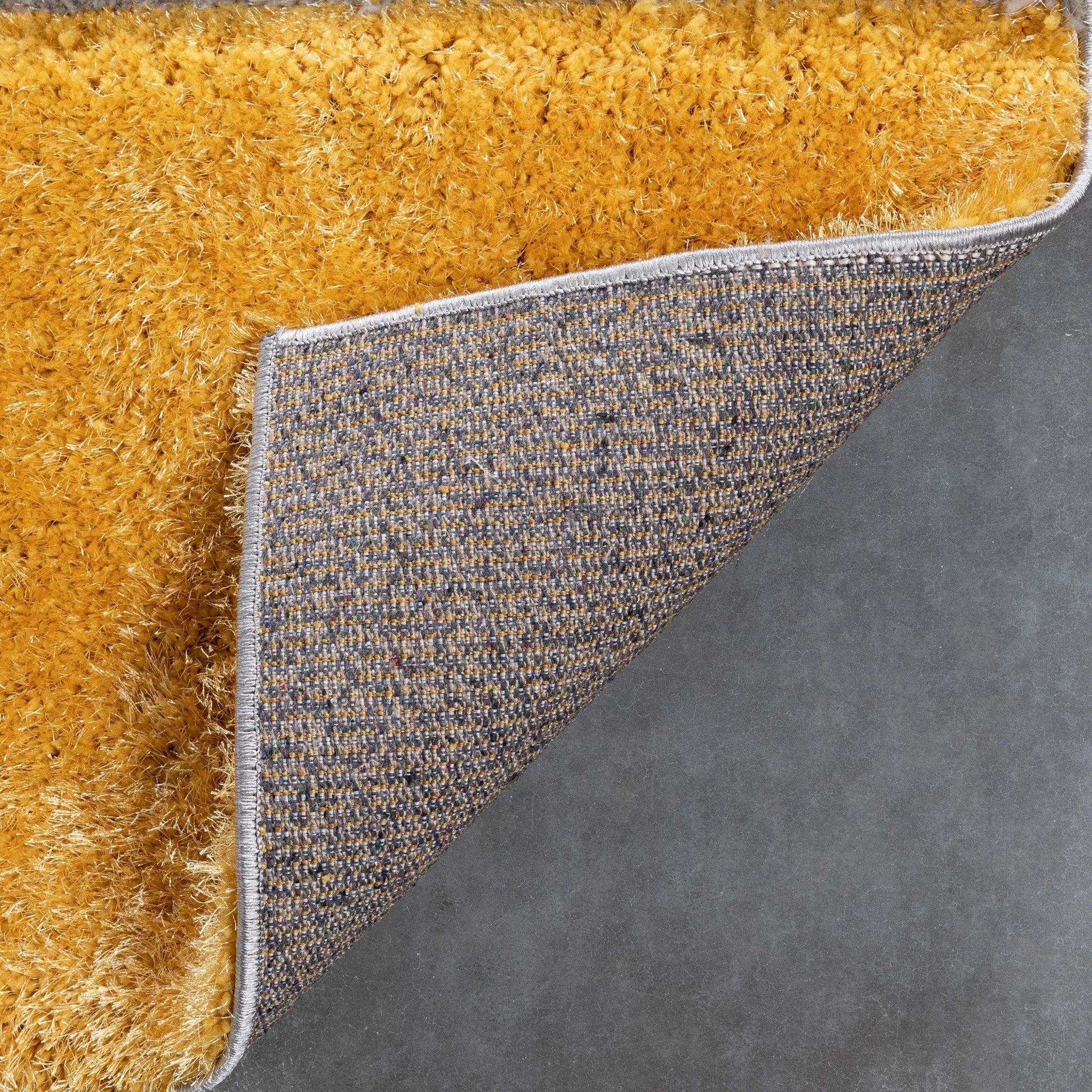 Escondido Yellow Modern Geometric 3D Textured Shag Rug By Chill Rugs Well Woven