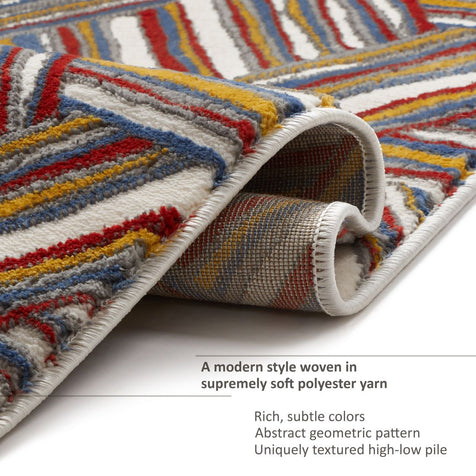 Breathless Multi Modern Rug