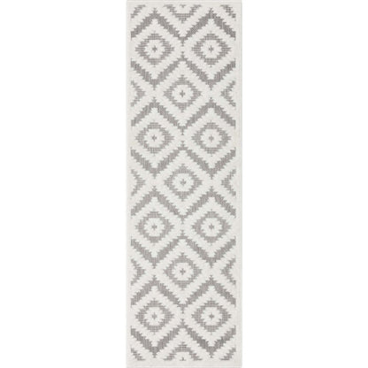 Keiko Tribal Moroccan Indoor/Outdoor Grey High-Low Rug