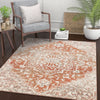 Caine Vintage Persian Oriental Brick Rug