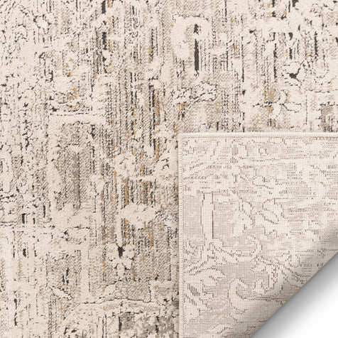 Thea Vintage Persian Oriental Ivory Rug