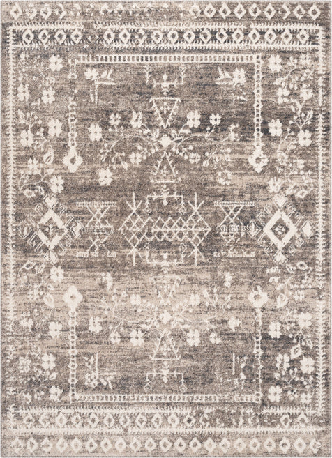 Terni Vintage Tribal Medallion Beige Rug