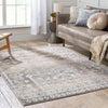 Terni Vintage Tribal Medallion Light Blue Rug