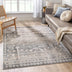 Terni Vintage Tribal Medallion Light Blue Rug