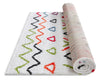 Fes Cream Moroccan Ethnic Shag Rug