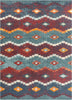 Ruidoso Blue Mid-Century Tribal Bohemian Rug