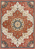 Oracle Crimson Traditional Medallion Authentic Rug