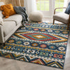 Dover Southwestern Tribal Bohemian Geometric Multi-color Rug