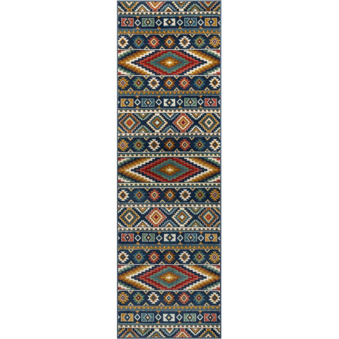 Dover Southwestern Tribal Bohemian Geometric Multi-color Rug