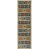 Noble Southwestern Tribal Diamond Pattern Blue Rug