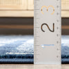 Wilder Tribal Geometric Stripes Blue Distressed Rug