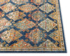 Chahna Blue Traditional Panel Rug 5'3" x 7'3"