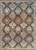 Chahna Blue Traditional Panel Rug 5'3