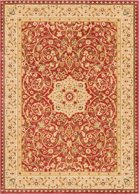 Sophia Red Traditional Rug 7'10" x 9'10"