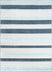 Vesna Blue Contemporary Stripe Rug 7'10