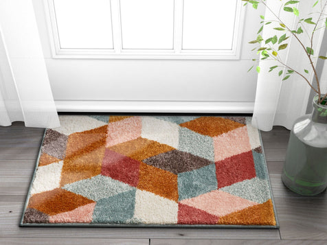 Chancery Multi Modern Abstract Rug 20'' x 31''