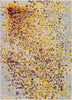 Magari  Yellow Modern Abstract Rug