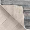 Giselle Modern Abstract Striped Grey Rug