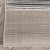 Custom Size Runner Giselle Moroccan Abstract Stripe Grey Choose Your Width x Choose Your Length Hallway Runner Rug