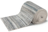 Custom Size Runner Giselle Moroccan Abstract Stripe Grey Choose Your Width x Choose Your Length Hallway Runner Rug
