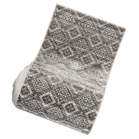 Custom Size Runner Sasha Moroccan Vintage Grey Choose Your Width x Choose Your Length Hallway Runner Rug
