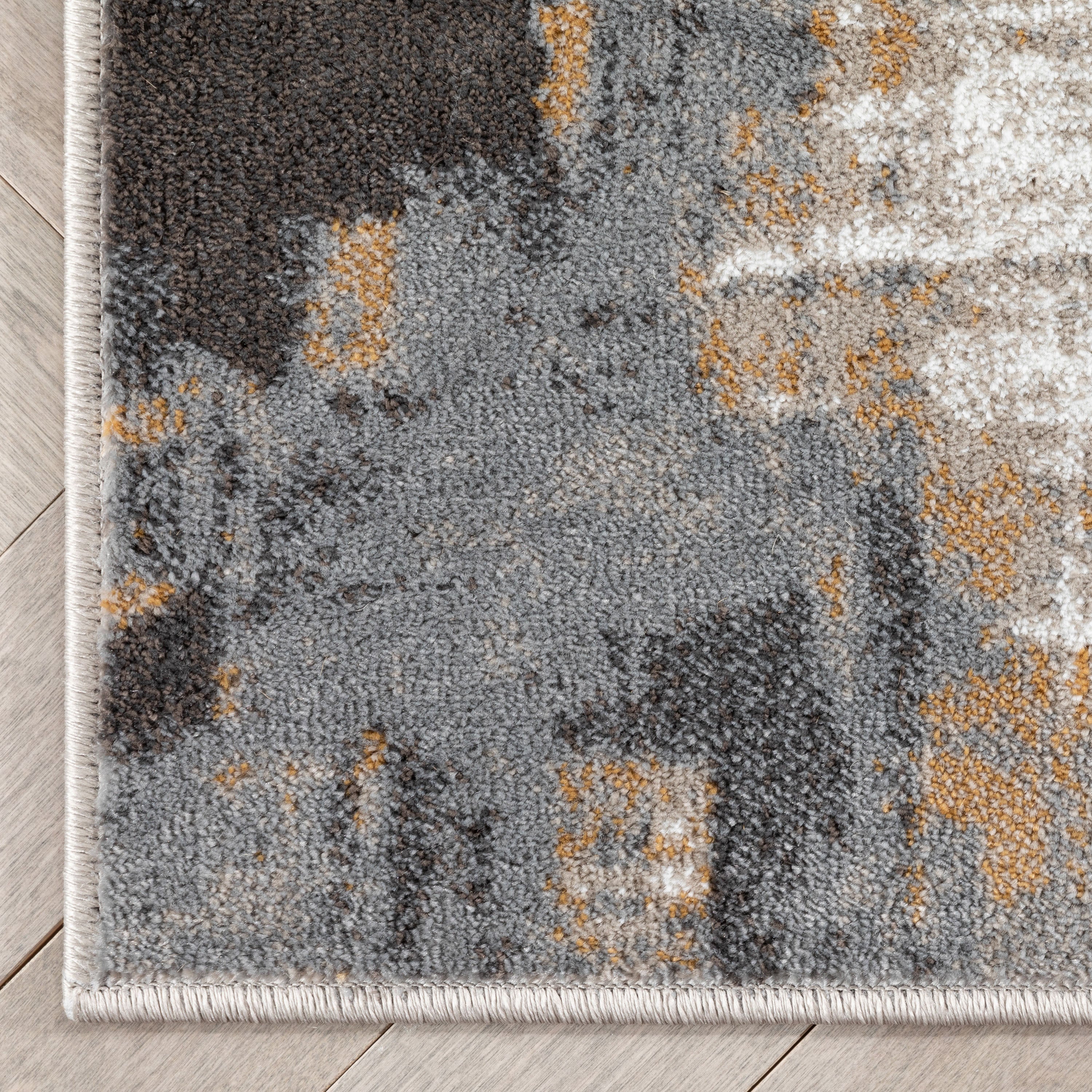 Lilith Modern Abstract Grey Rug