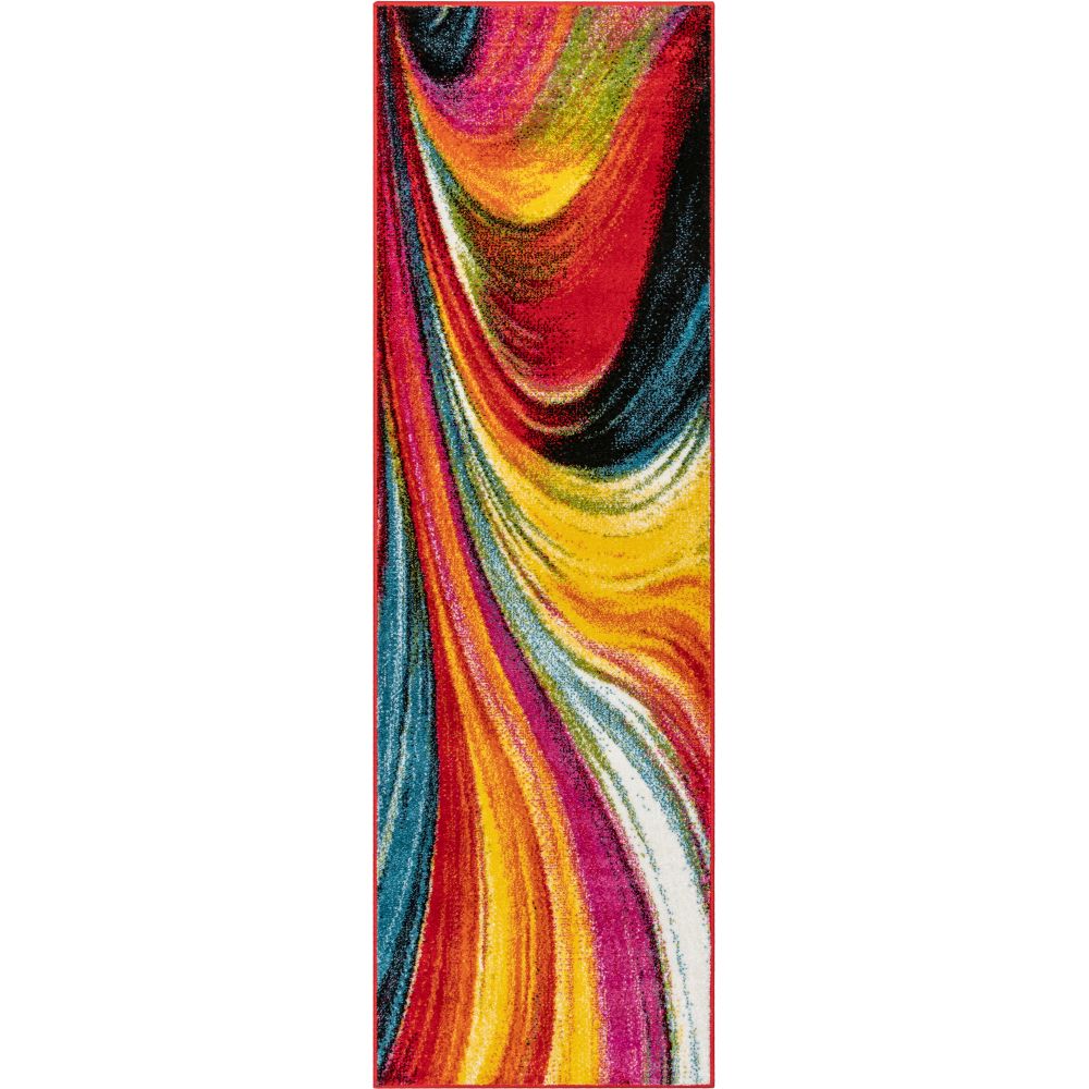 Pleasure Multi Modern Bright Rug