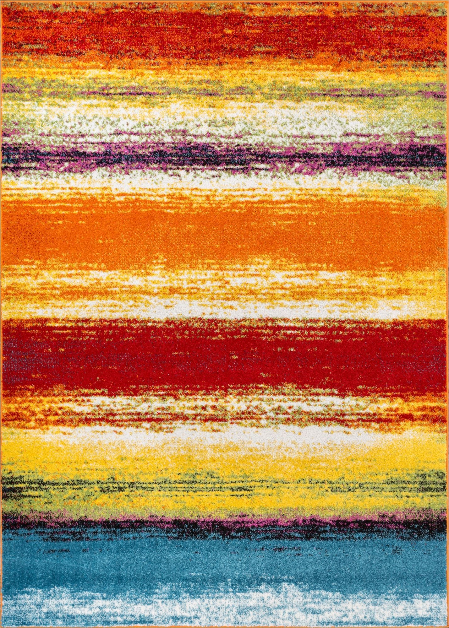 Unbelievable Multi Modern Bright Rug