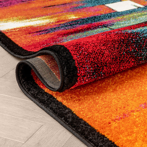 Unforgettable Multi Modern Bright Rug