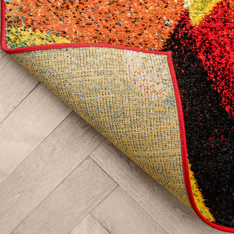Brilliant Multi Modern Bright Rug
