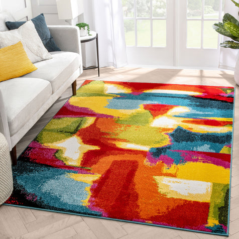 Creativity Multi Modern Bright Rug