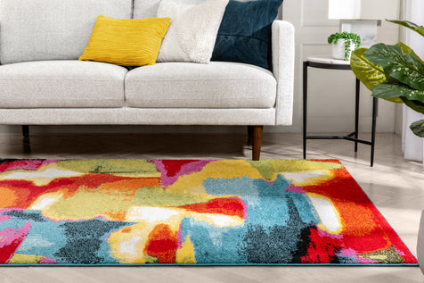 Creativity Multi Modern Bright Rug