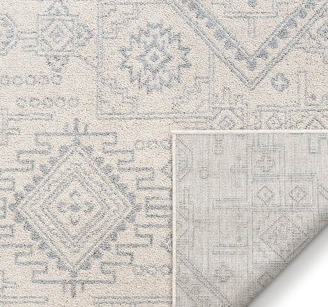 Molly Cream Modern Ikat Tribal Rug