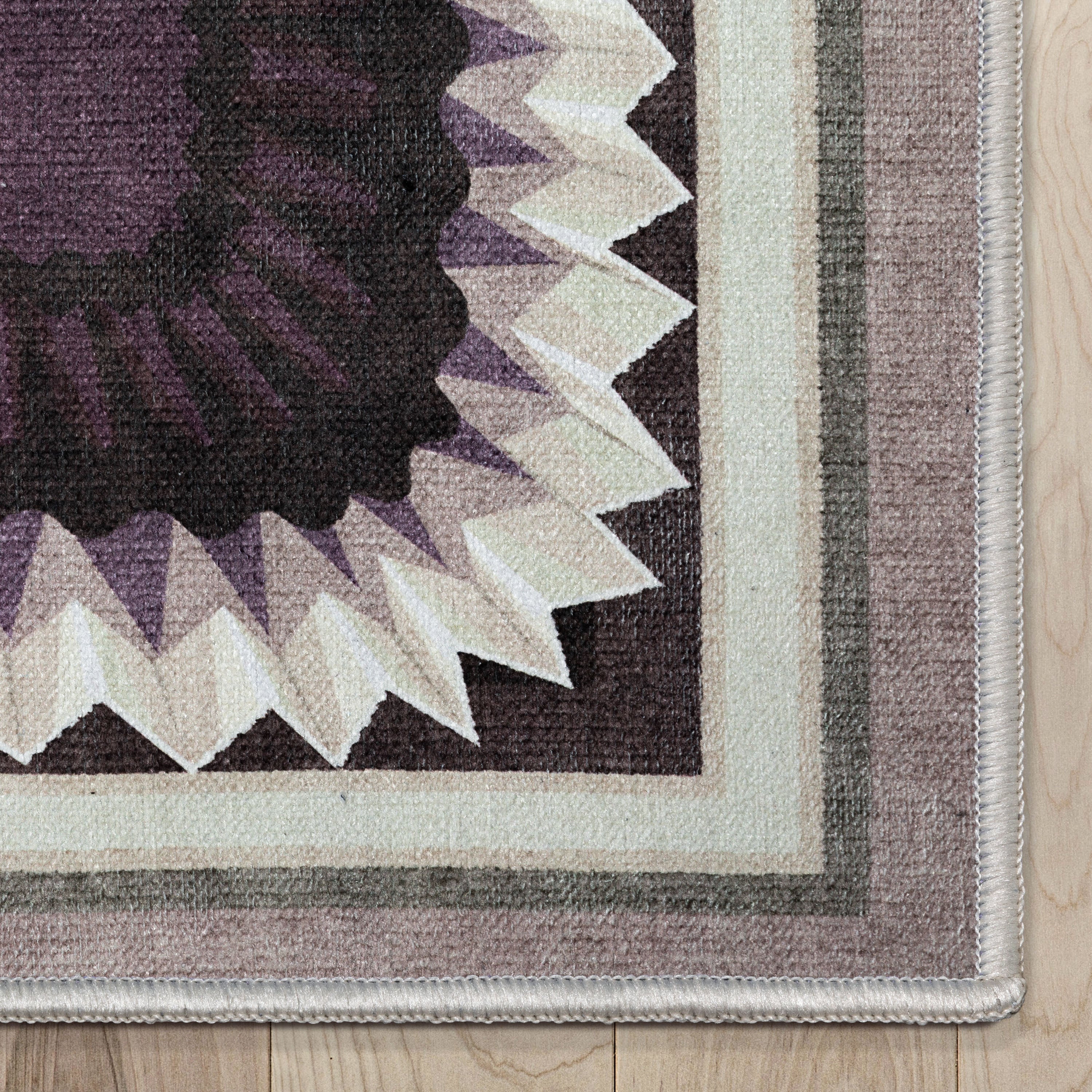 Chocolate Box Novelty Brown Flat-Weave Rug