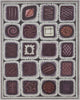 Chocolate Box Novelty Brown Flat-Weave Rug