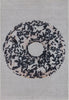 White Sprinkles Donut Novelty Ivory Black Flat-Weave Rug