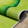 Avocado Novelty Green Flat-Weave Rug