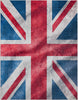 Apollo British Flag Red Blue White Novelty Flat-Weave Rug