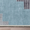Portsmouth Southwestern Pattern Blue Flat-Weave Rug