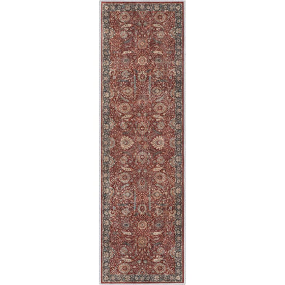 Liana Vintage Oriental Red Flat-Weave Rug