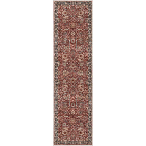 Liana Vintage Oriental Red Flat-Weave Rug