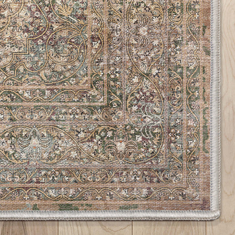Juliette Vintage Persian Oriental Beige Flat-Weave Rug