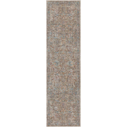 Emilia Vintage Persian Floral Blue Flat-Weave Rug