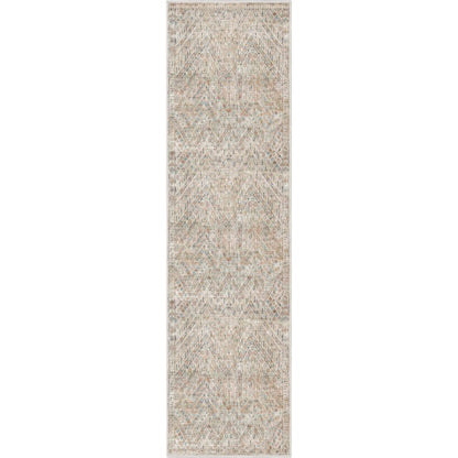 Anya Vintage Tribal Chevron Ivory Flat-Weave Rug