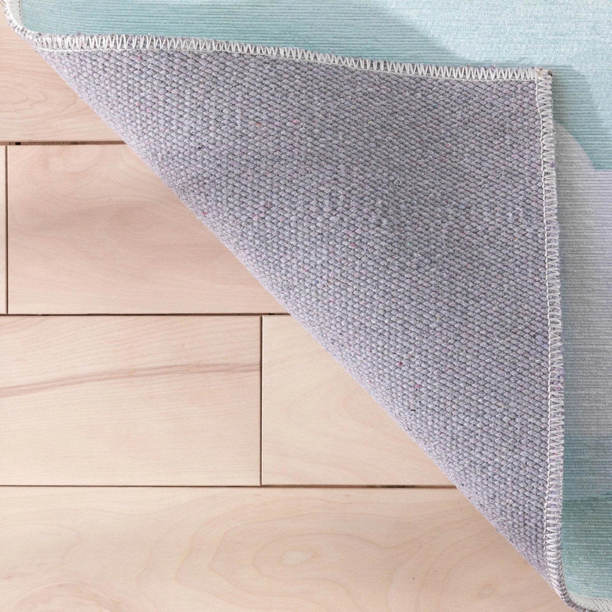 Cloud 9 Modern Mint Kids Flat-Weave Rug Well Woven