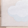 Cloud 9 Modern Peach Kids Flat-Weave Rug