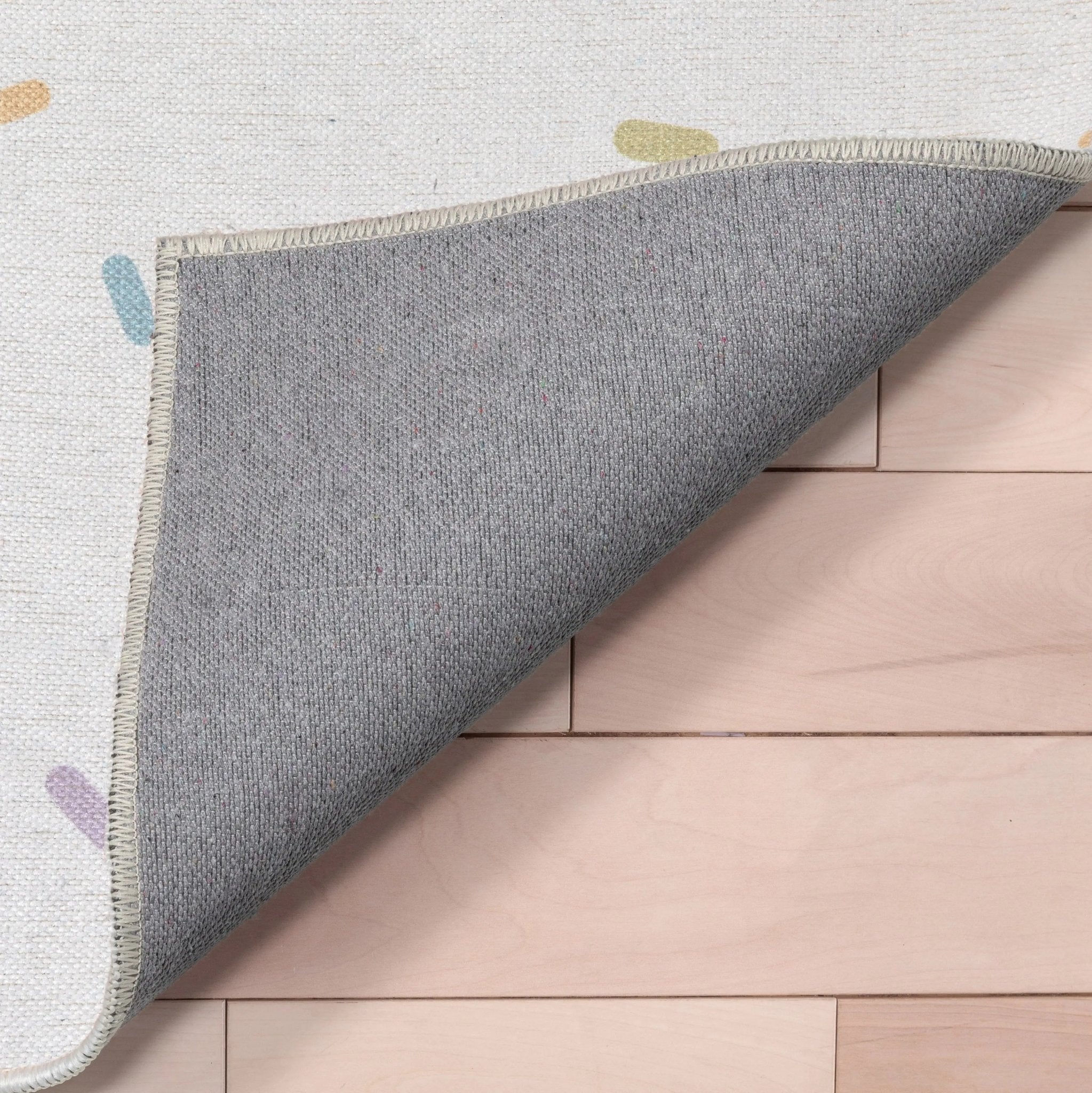 Sprinkles Modern Multi Color Area Flat-Weave Rug Well Woven