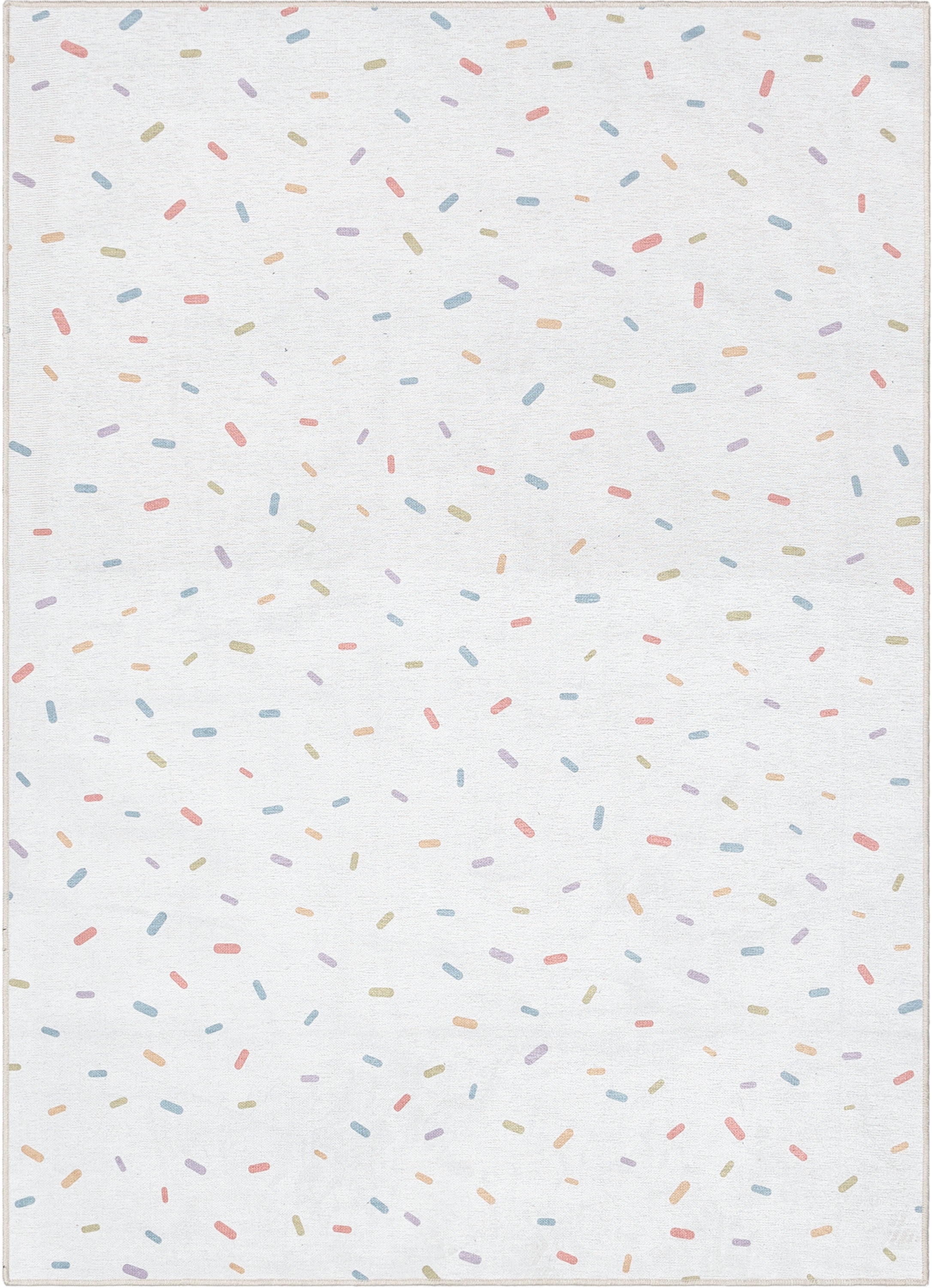 Sprinkles Modern Multi Color Area Flat-Weave Rug