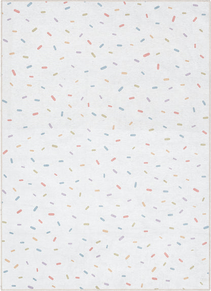 Sprinkles Modern Multi Color Area Flat-Weave Rug